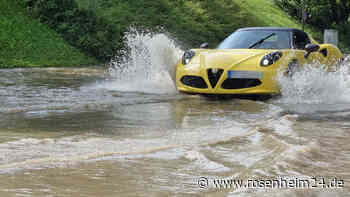 Hochwasser auf Straßen in der Region: Das sagen die Behörden