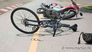 Fahrradfahrer und Motorradfahrer prallen in Pfronten zusammen - Radler wird schwer am Kopf verletzt - Merkur.de