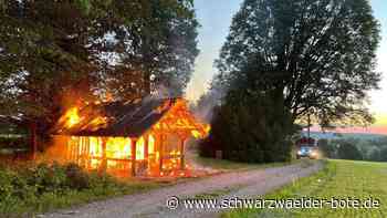 Feuer in Schömberg: Feuerwehr verhindert einen Waldbrand