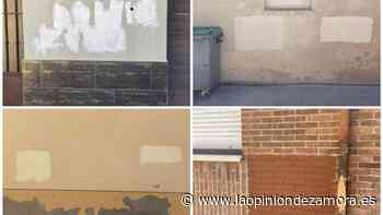 Limpieza de pintadas, sí... ¿pero así? El PP de Zamora critica las "chapuzas" - La Opinión de Zamora