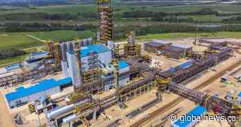 Heartland Petrochemical Complex northeast of Edmonton produces first plastic pellets