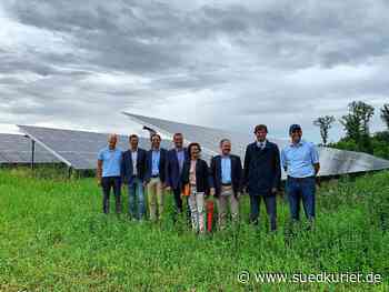 Mühlhausen-Ehingen: Hier entsteht mehr Strom, als Mühlhausen-Ehingen braucht: Solarpark Rumisbohl geht ans Netz - SÜDKURIER Online