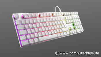 Sharkoon PureWriter RGB White: Flache mechanische Tastatur wird in neuer Farbe verkauft
