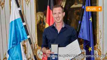 Gersthofer rettet Kind und Mann aus dem Lech und wird mit Rettungsmedaille ausgezeichnet