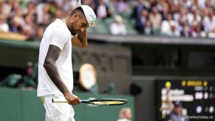 Wimbledon quarterfinalist Kyrgios due in court in Australia