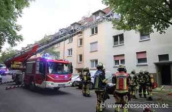 FW-E: Kellerbrand in einem Mehrfamilienhaus - zwei Personen gerettet
