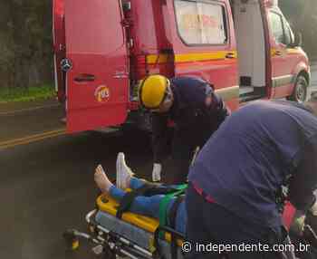 Motociclista sofre ferimentos em acidente na ERS-130, em Arroio do Meio - Mídia Independente