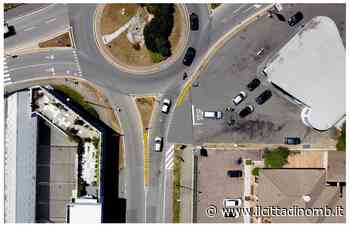 Giussano: cordolo spartitraffico alla rotatoria contro le manovre pericolose - Il Cittadino di Monza e Brianza