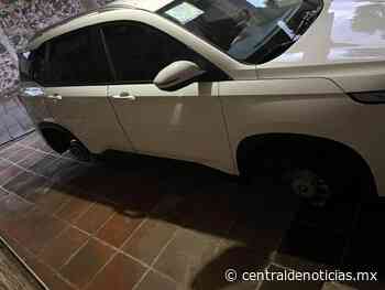 Roban llantas de una camioneta en Cuernavaca - Central de Noticias Mx