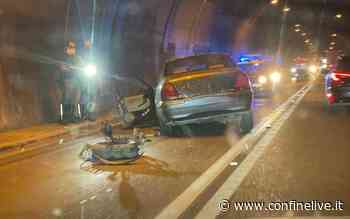 Avezzano, incidente in galleria: traffico bloccato, si viaggia su una corsia - ConfineLive