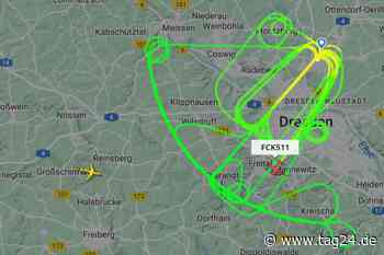 Flugzeug dreht jede Menge Runden über Dresden: Was hat es damit auf sich? - TAG24