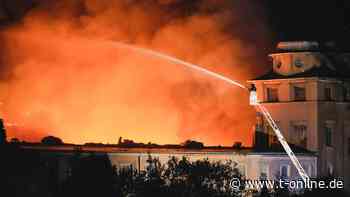 Menschen aus Gebäude gerettet: Großbrand in Dresden – mehrere Explosionen auf Industriegelände - t-online