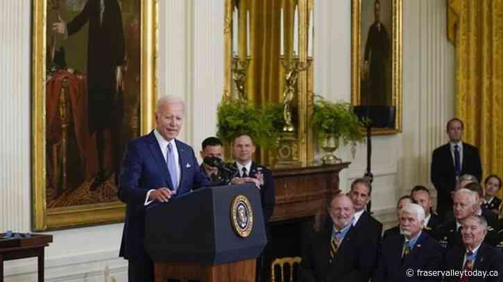 Biden awards Medal of Honor to 4 for Vietnam War heroism
