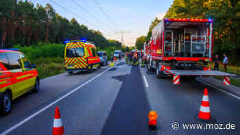 Unfall in Oberhavel: Fahrerin von Motorrad bei Hennigsdorf schwer verletzt - Märkische Onlinezeitung