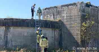 Brandweer rukt uit voor brandje in oude bunker - Het Laatste Nieuws
