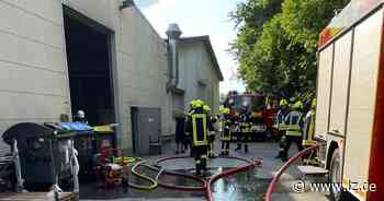 Feuer im Industriegebiet in der Arminstraße - Lippische Landes-Zeitung