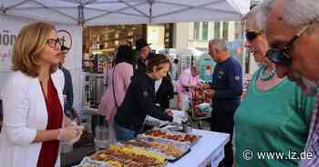 Detmold erstrahlt in den Farben der EU - Lippische Landes-Zeitung