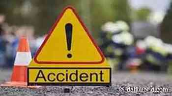 Puttur: Traffic cop drives on wrong side, hits bike, father dies, son injured - Daijiworld.com