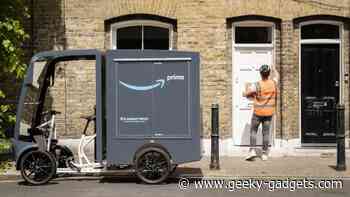 Amazon e-cargo bikes to make deliveries in London - Geeky Gadgets