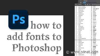 How to add fonts to Photoshop