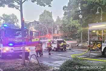PKW steht auf Kaßberg in Flammen | blick.de - Chemnitz - Blick.de