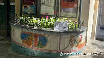 Positano, ancora un “segnale fai da te”. Questa volta a Via dei Mulini e indica la direzione per la Spiaggia - Positanonews - Positanonews