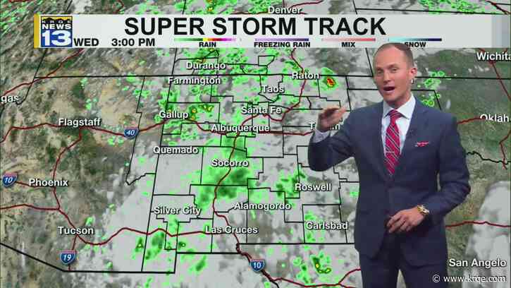 Drier air moves into New Mexico this week