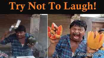 Fruit seller goes viral with his for selling fruits with funny gestures, watch viral video - Kalinga TV