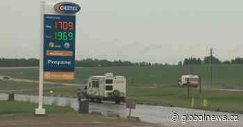 Some Albertans are driving the extra mile to save money at the gas pumps