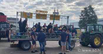 Boer Thijs sliep tegen boom bij Jumbo-distributiecentrum: 'Ik blijf zolang het nodig is' - AD.nl