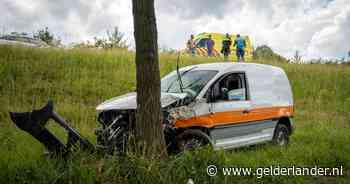 Bestelbus botst tegen boom in Doesburg | Liemers | gelderlander.nl - De Gelderlander
