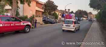 Si ribalta con l'auto, che spavento a San Martino in Pensilis - Termoli Online