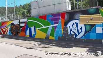 Kunstverein Wilhelm Kimmich - Graffiti hübscht Betonwände in Lauterbach auf - Schwarzwälder Bote