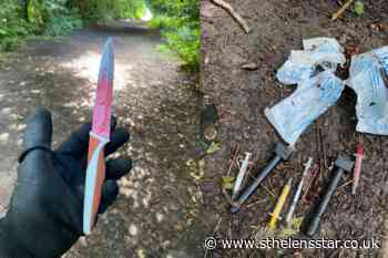 Knives and drug paraphernalia found in public spaces in St Helens - St Helens Star