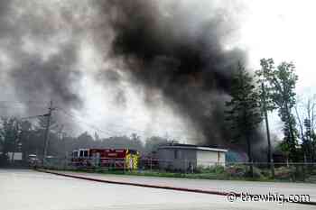 Kingston Fire and Rescue respond to blaze at wrecking yard - The Kingston Whig-Standard