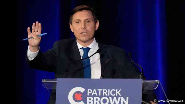 Conservative party disqualifies Patrick Brown from leadership race