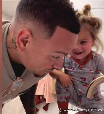Kane Brown shares cute video with daughter Kingsley - Country 105