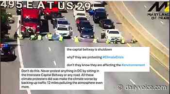 Capital Beltway Climate Protest Actually Caused More Pollution, Twitter Users Fume - Daily Voice