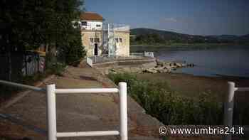 Siccità, cresce l'erba dove c'era l'acqua del Trasimeno - Umbria 24 News