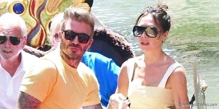 Victoria & David Beckham Celebrate 23rd Wedding Anniversary With Family Trip To Venice