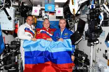 Russian cosmonauts spread anti-Ukraine propaganda from space station