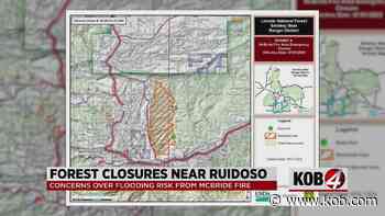 Forest Service closes road due to potential flooding hazard from burn scar - KOB 4