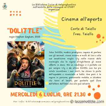 re.START | Cinema all'aperto "Dolittle" - Lecco Notizie