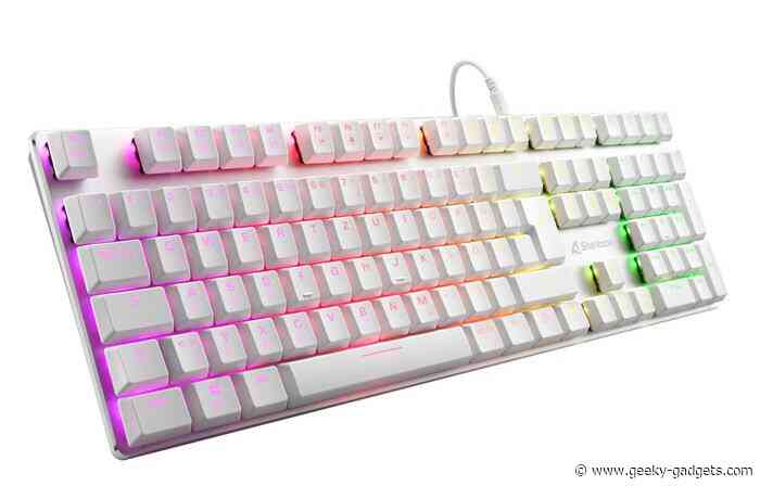 Sharkoon PureWriter RGB White mechanical keyboard