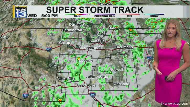 Hotter with more spotty storms for New Mexico