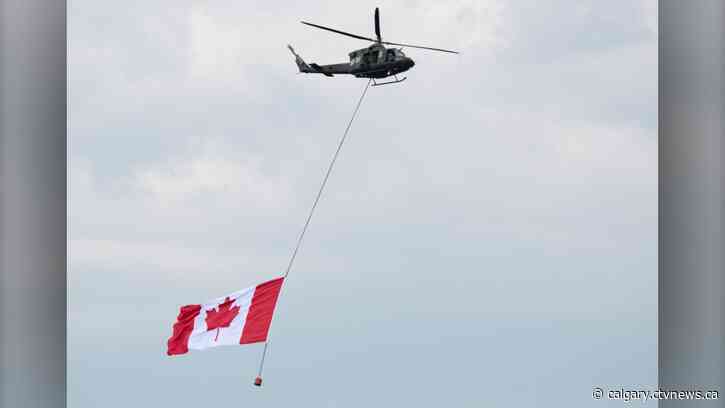 CH-146 Griffon helicopter to fly over Calgary at start of Stampede