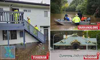 Sydney weather: Hunter town of Broke cut off as flood crisis moves to NSW mid north coast - Daily Mail