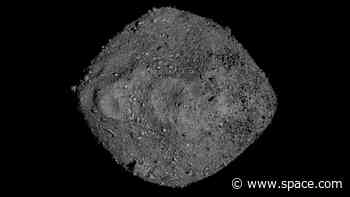 Asteroid Bennu sports landslide and massive crater from tiny space rock