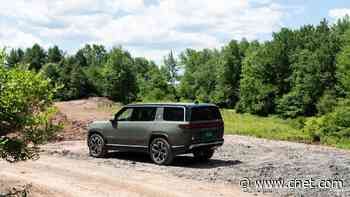 2022 Rivian R1S Blends In With Nature     - CNET