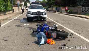 Incidente a Podenzano, tre veicoli coinvolti. Motociclista gravissimo - Libertà